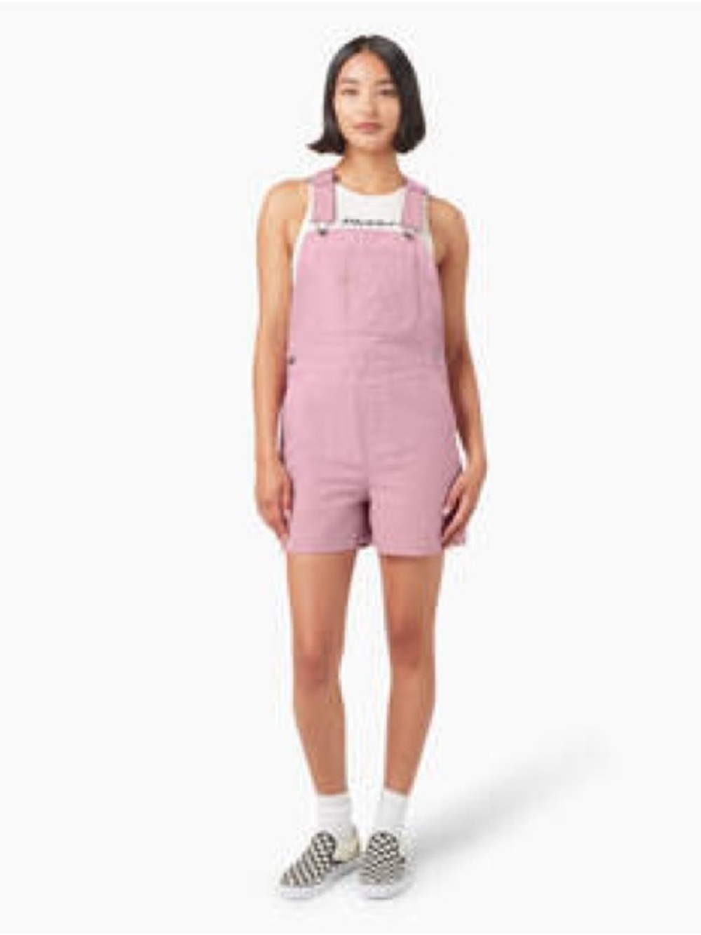 Dickies Women's Duck Canvas Bib Shortfall